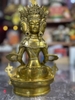 Tượng Phật Đại Nhật Như Lai Đồng Trơn 32x19cm