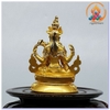 Tượng Quan Âm Tứ Thủ Bồ Tát_Chất liệu Hợp Kim Xi Vàng_Cao 8cm