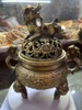 Lư Xông Khói  Đỉnh Kỳ Lân-18x15cm-735gr