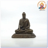Tượng Phật Bổn Sư Thích Ca Mâu Ni Ngồi Cỏ_Chất liệu Đồng_Cao 20cm