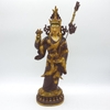 Tượng Tổ Liên Hoa Sinh Padmasambhava Đứng_Chất liệu Đồng Vẽ_Cao 35cm