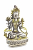 Tượng Tara Bạch Độ Mẫu Bồ Tát_Chất liệu Đồng Mạ Bạc_20cm