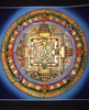 Tranh Mandala (Bằng Da)_Vẽ Tay_23x23cm
