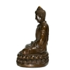 Tượng Phật Bổn Sư Thích Ca Mâu Ni Áo Choàng Cổ Nâu_Chất liệu Đồng Nâu_Cao 48cm