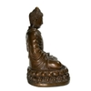 Tượng Phật Bổn Sư Thích Ca Mâu Ni Áo Choàng Cổ Nâu_Chất liệu Đồng Nâu_Cao 48cm