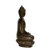 Tượng Phật Bổn Sư Thích Ca Mâu Ni Áo Choàng Cổ Nâu_Chất liệu Đồng Nâu_Cao 48cm