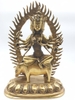 Tượng Ma Lợi Chi Thiên Marici_Chất liệu Đồng Trơn_Cao 30cm