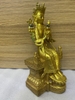 Tượng Phật Di Lặc Mật Tông Đồng Trơn 23x12cm