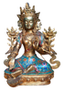 Tượng Tara Lục Độ Mẫu Bồ Tát_Chất liệu Đồng Đính Đá Lam Ngọc_Cao 68cm