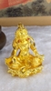 Tượng Hoàng Thần Tài Dzambala_Chất liệu Hợp Kim Xi Vàng_Cao 8cm
