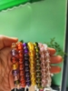 Chuỗi Đá Topaz Tím Đeo Tay_8ly
