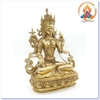 Tượng Tara Bạch Độ Mẫu Bồ Tát_Chất liệu Đồng Trơn_Cao 30cm
