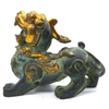 Tỳ Hưu Dạ Cổ Rêu Sừng Nhọn Và Như Ý_15cm_Tượng Phong Thủy