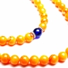 Chuỗi Đá Ốc Xà Cừ Cam_7 Ly_108 Hạt