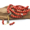 Chuỗi Đá San Hô Đỏ_ 10 Ly_108 Hạt
