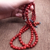 Chuỗi Đá San Hô Đỏ_8 Ly_108 Hạt