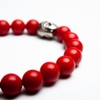 Chuỗi Đá Chu Sa Đỏ Phối Phụ Kiện Đeo Tay_10ly