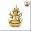 Tượng Tara Bạch Độ Mẫu Bồ Tát_Chất liệu Đồng Trơn_Cao 30cm