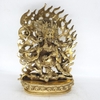 Tượng Đại Hắc Thiên Mahakala_Chất liệu Đồng Trơn_Cao 20cm