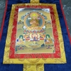 Trang ThangKa Tổ Tông Khách Ba (Tsongkhapa)_35x20cm