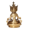 Tượng Phật Đại Nhật Như Lai_Chất liệu Đồng Trơn_20cm