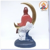 Tượng Quan Âm Bồ Tát Ngồi Mặt Trăng_Chất liệu Đồng Vẽ Thủ Công_Cao 37cm