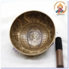 Chuông Xoay Nepal Điêu Khắc Quan Âm Thập Nhất Diện Bồ Tát_20x9,5cm(Gò Bằng Tay)