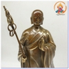 Tượng Địa Tạng Bồ Tát Đứng_Chất Liệu Đồng_Cao 28cm