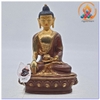 Tượng Phật Bổn Sư Thích Ca Mâu Ni_Chất liệu Đồng Vẽ Nepal_Cao 23cm