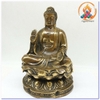 Tượng Phật Bổn Sư Thích Ca Mâu Ni Ban Phước_Chất liệu Đồng_Cao 23cm
