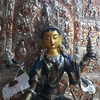 Tượng Cát Tường Thiên Nữ Tướng Tài Bảo Mật Tông Laskmi_Chất liệu Đồng Nepal_Cao 23cm
