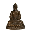 Tượng Phật Bổn Sư Thích Ca Mâu Ni Áo Choàng Cổ Nâu_Chất liệu Đồng Nâu_Cao 48cm