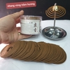 Nhang Vòng (Đàn Hương, Trầm Hương)_4 Giờ_Hộp Maca 50 Khoanh