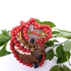 Tượng Phật Văn Thù Sư Lợi Bồ Tát_Chất liệu Đồng Vẽ Nepal_Cao 23cm