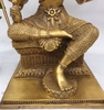 Tượng Phạm Thiên, Đại Tự Tại Thiên Tứ Diên Phật_Chất liệu Đồng Dát Vàng_Cao 36cm