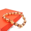 Chuỗi Đá Topaz Giọt Nước Cam Đeo Tay_10ly