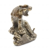 Hổ Đứng Đá_Chất liệu Đồng Nâu_15x13cm_Tượng Phong Thủy
