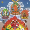 Tranh Thangka Cửu Cung Văn Thù_120X80cm