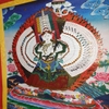 TranhThangka Phật Bạch Tản Cái_ 120x80cm_80x50cm