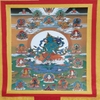 Tranh Thanka Tara Lục Độ Mẫu Bồ Tát_120x80cm