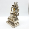 Tượng Bất Động Minh Vương Ngồi_Chất liệu Đồng Mạ Bạc_Vàng_Cao 22cm