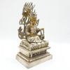 Tượng Bất Động Minh Vương Ngồi_Chất liệu Đồng Mạ Bạc_Vàng_Cao 22cm