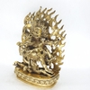 Tượng Đại Hắc Thiên Mahakala_Chất liệu Đồng Trơn_Cao 20cm