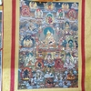 Tranh Thangka Hoàng Thần Tài Liên Sư_120x80cm