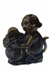 Khỉ Ôm Túi Vàng_10cm_Tượng Phong Thủy