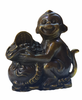 Khỉ Ôm Túi Vàng_10cm_Tượng Phong Thủy