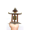 Kinh Luân Để Bàn Nepal Tháp Tam Giác Cắm Nhang_19x13cm
