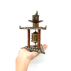 Kinh Luân Để Bàn Nepal Tháp Tam Giác Cắm Nhang_19x13cm