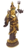 Tượng Tổ Liên Hoa Sinh Padmasambhava Đứng_Chất liệu Đồng Vẽ_Cao 35cm