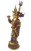 Tượng Tổ Liên Hoa Sinh Padmasambhava Đứng_Chất liệu Đồng Vẽ_Cao 35cm